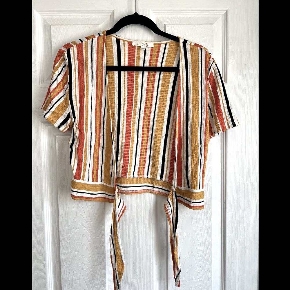 Striped shirt or shrug